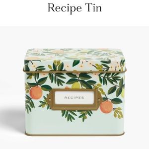 Rifle Paper Co. Recipe Tin in Citrus Floral